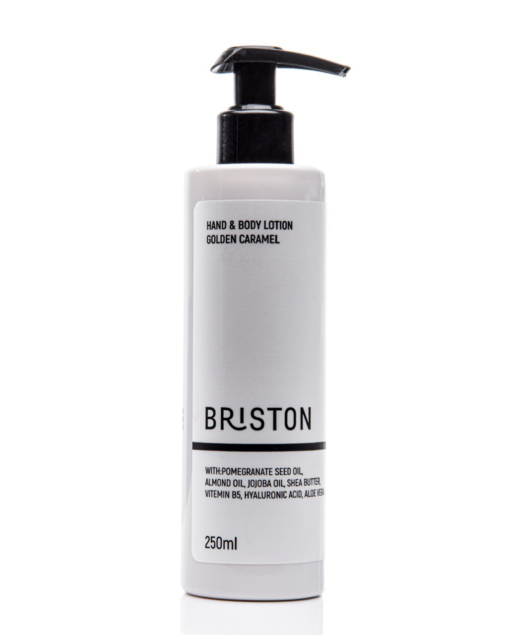 briston hand & body  lotion  golden caramel لوسیون بدن گلدن کارامل برای انواع پوست بریستون BRISTON